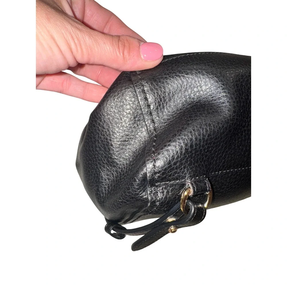 Coach Derby Mini Backpack Women Black Pebbled Leather F59819 OS